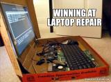 I fixed your laptop...