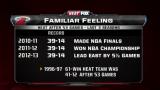 Miami Heat records after 53 games - last 3 seasons. Kinda weird?