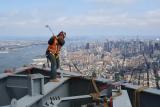 People have seen that view...my buddy (Iron-worker) teeing off on the freedom tower