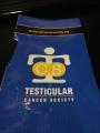 The logo for the Testicular Cancer Society. Pretty balsy if you ask me!