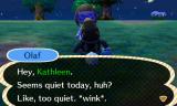 Instead of a regular catchphrase, give your villagers *actions* for the best results.