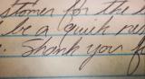 Work at a newspaper-got a letter today from an inmate who is moving prisons and needs his newspaper delivery address updated. He signed it pretty fantastically.