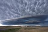 Incredible supercell forms over the Great Plains in Montana