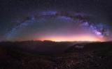 Milky Way over the Colorado Rockies (Take Two) [OC][1024X629]