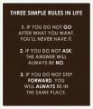 3 simple rules for life