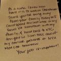 I'm an airline pilot -- Today, a passenger gave our crew Christmas cards with this note inside.
