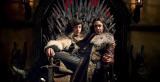 [No Spoilers] Just Andy Samberg and Jorma Taccone sitting upon the Iron Throne.