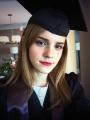 Emma Watson just graduated