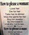 How to please a woman/How to please a man