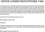 The Chuck Lorre 'vanity plate' that ran after the last episode of Two and a Half Men