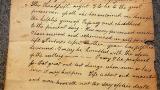 Letter written in 1799 by a 16 year old on her birthday