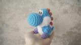 Managed to crochet a blue Yoshi without a pattern...