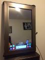 Smart mirror with rainmeter and windows10