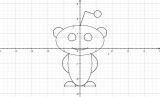 [Self] I used 15 parametric equations to graph Snoo. (Equations in comments)