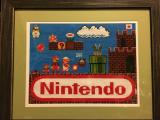 Finally completed my Nintendo cross stitch for my husband's nerd cave!