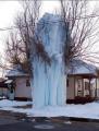 Frozen Water Hydrant Explosion