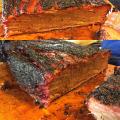 BBQ beef brisket out of the smoker