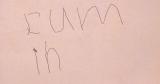 My daughter made a sign to tell her brother to stay out of her room. We might need to work on spelling...