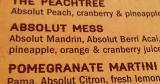 The restaurant I'm at has a drink named after Ted!
