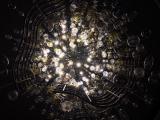 I tried to take a photo from under a chandelier and my phone's camera dimmed all of the other lights