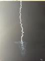 lightning strike, acrylic, a4