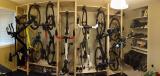 My home bike storage solution using IKEA Ivar shelves
