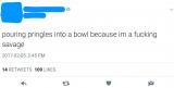 Into a bowl? Are you out of your mind?!?!