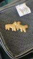 Two animals crackers that got stuck together in a slightly provocative position