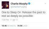 [Text] Charlie Murphy's last tweet