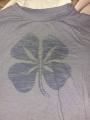 Never knew my lucky shirt had a hidden leaf in the middle