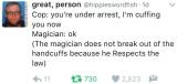 Magician Under Arrest