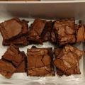 Fudgy Chocolate Brownies - I don't care about even sizes.
