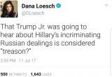 Trump Jr. hearing about Hillary's incriminating Russian dealings is considered 