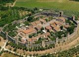Monteriggioni, Tuscany. One of the most well preserved medieval towns with its full defensive wall