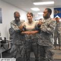Air Force girl getting tasered