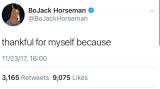 Whoever is running Bojack's Twitter is really on point!