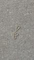 Found a rubber band on the ground in the shape of a treble clef.