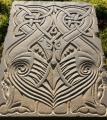 Last year i taught myself how to carve stone -Celtic birds from an 8th century manuscript, handcarved in sandstone in Scotland.