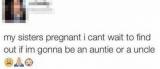 Auntie or uncle?