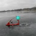 High stakes ice fishing