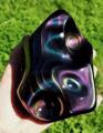 This is rainbow obsidian. It’s so mesmerizing