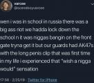 School is Russia sounds crazy