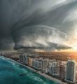 Storm approaching Miami Beach