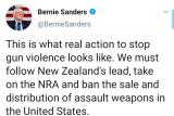 Bernie Sander's openly calling for bans. Even after NZ already has all gun control laws dems ask for