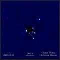 Direct imaging of four super-Jupiters in the HR 8799 system, 129 ly away