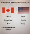 Canada and US language differences