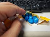 My fun-sized M&M pack was 100% blues.