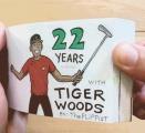 Tiger Woods Masters win as a flipbook animation