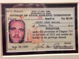 Hulk Hogan’s license from 1981