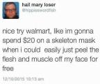 Save money on skeleton masks